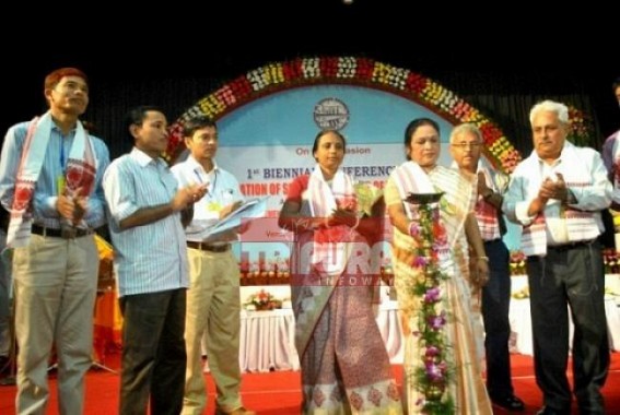 Lone Rajya Sabha candidate Jharna Das Baidya files nomination Lone Rajya Sabha candidate Jharna Das Baidya files nomination